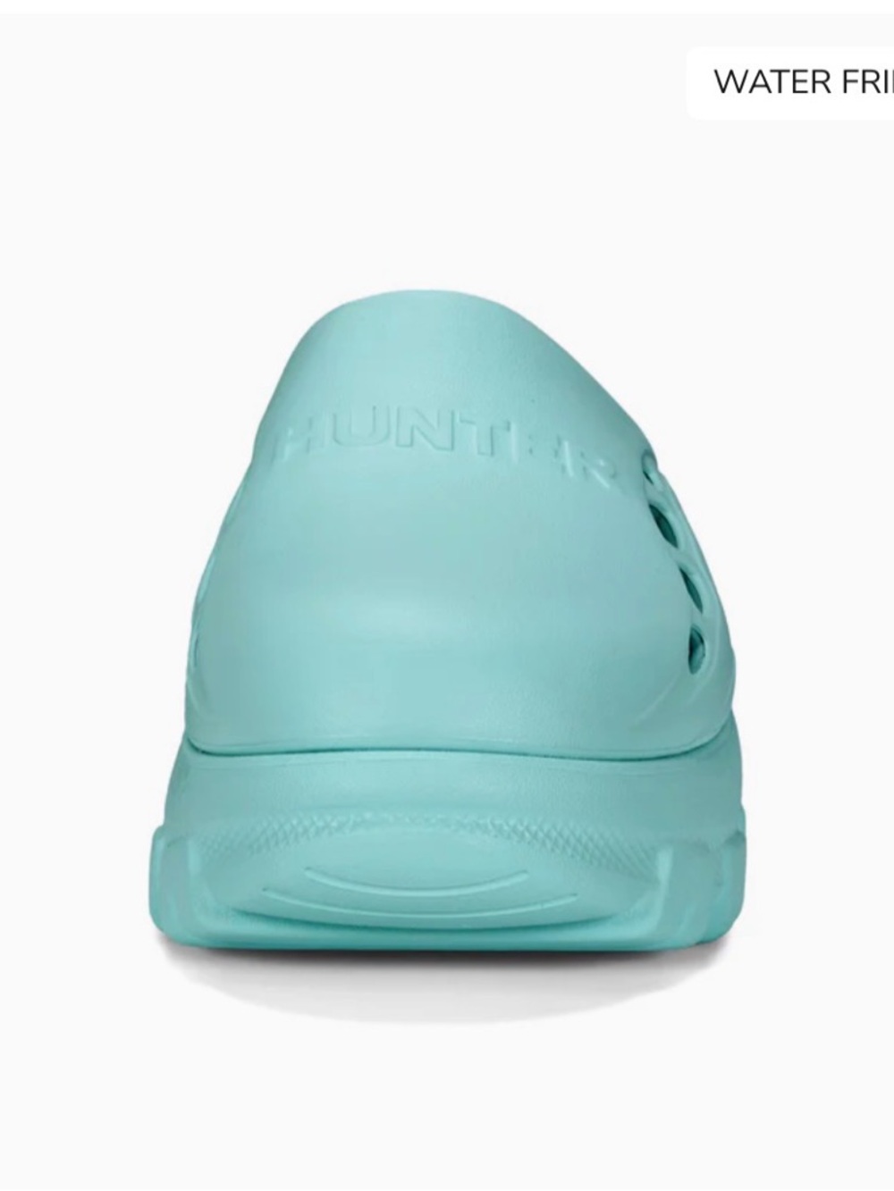 Hunter Aqua Blue Platform Clog Mules - Picture 5 of 14